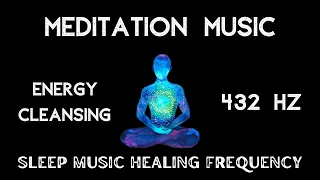 Sleep Music 432hz, 24 Hour Wave Healing Frequency Black Screen I Chakra Balancing Music