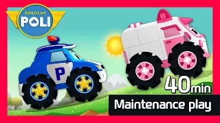 Maintenance Special play for Kids | 40min | Robocar Poli Game