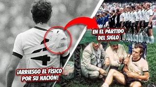 La TRÁGICA HISTORIA de Beckenbauer y cómo JUGÓ el PARTIDO DEL SIGLO con el BRAZO INMOVILIZADO