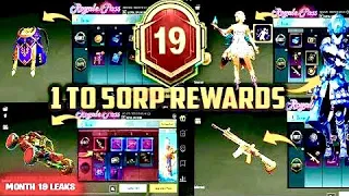 M19 royal pass maxed | 1 to 50 RP max pubgmobile