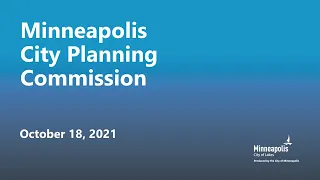 October 18, 2021 Planning Commission