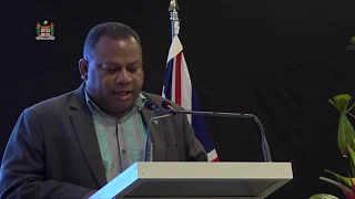 Fijian Minister for Foreign Affairs officiates at the Familiarization Visit Program