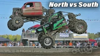 Mega Truck Racing goes FULL SEND at North vs South 2019