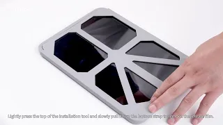 iPad Tempered Glass Screen Protector Installation