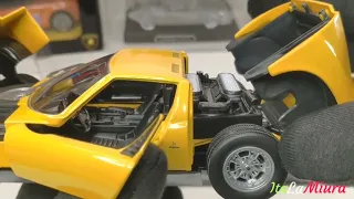 Для тех кто любит :  коротко и красиво! Leo Models 1:24 Lamborghini Miura P400