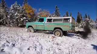 CUMMINS HIGHBOY IN SNOW