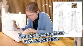 i made a prom dress for $5 without a pattern