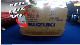 ENGINE SUZUKI 20 HP FUEL INJECTION | UNBOXING