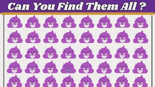 How Good Are Your Eyes? | Find The Odd Emoji Out  | Emoji Puzzle Quiz | @QuizdomDynasty502