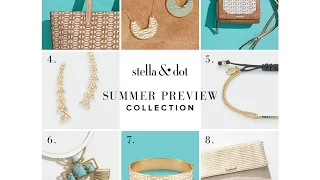Stella & Dot Summer Preview 2016