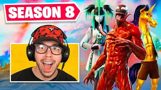 New *SEASON 8* BATTLE PASS in Fortnite! (CARNAGE)