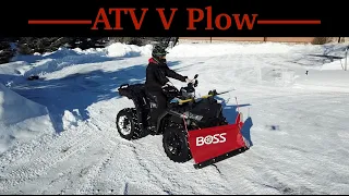 Boss ATV V Plow