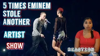 5 TIMES EMINEM STOLE ANOTHER ARTIST SHOW (REACTION)