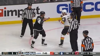 Keegan Kolesar vs Brendan Lemieux Oct 14, 2021