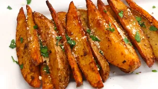Air Fryer CRISPY Potato Wedges | Perfectly Crispy potato wedges | Air Fryer recipes