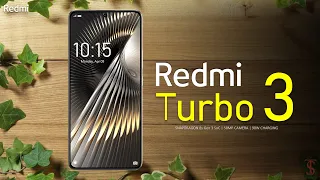 Redmi Turbo 3 Price, Official Look, Design, Specifications, 16GB RAM, Camera, Features  #RedmiTurbo3