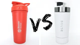 BlenderBottle Strada VS Bolde Bottle Insulated Stainless Steel Shaker Bottles