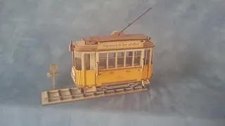 ROLIFE - WOODEN TRAMCAR - THE FINISHED MODEL AND IT IS FANTASTIC.