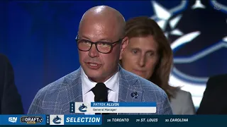 Tom Willander Drafted 11th Overall by Vancouver Canucks (Jun. 28, 2023) (SN)