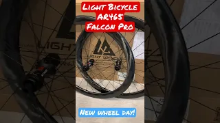 New Wheel-set from Light Bicycle AR465 Falcon Pro! #cycling #motivation #critlife #zwift #win