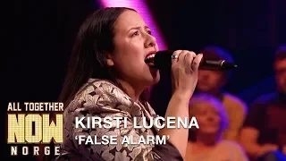 All Together Now Norge | Kirsti Lucena performs False Alarm by Matoma & Becky Hill | TVNorge