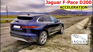 Jaguar F-Pace D200 acceleration 0-100, 1/4 mile, 60-100, 80-120 | AWD | 2022 | GPS results