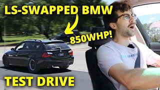 BMW Mechanic Test Drives LS-Swap'd, Turbo BMW WAGON