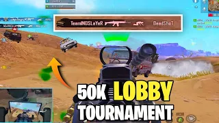 🔥PLAYING BGMI RS 50000 TOURNAMENT AGAINST TOP PLAYERS | 😭NO MIC NO SPEAKER | FAROFF PUBG MOBILE