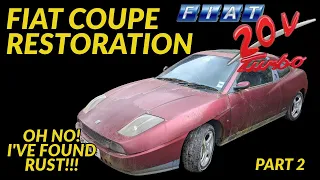 FIAT COUPE LITE RESTORATION PART 2 WELDING, BRAKES AND CAMBELT!