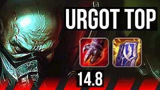 URGOT vs DARIUS (TOP) | 1700+ games, Legendary | NA Master | 14.8