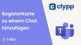 Microsoft Teams - Registerkarte zu einem Chat hinzufügen