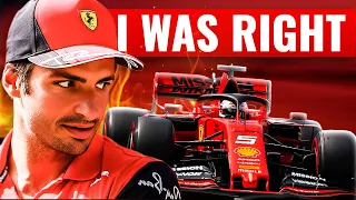 Sainz SLAMS FERRARI!