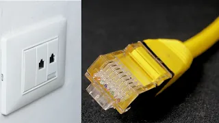 How to make homemade ethernet / LAN network to connect plug directly at the wall