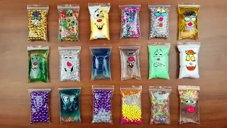 Making Mega Crunchy Slime With Funny Bags  Satisfying Slime Video Toy slime