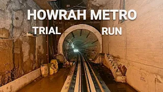 Howrah Metro Trial Run under River Ganga