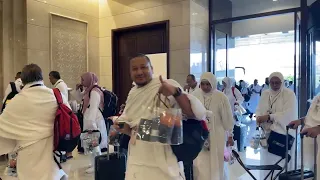 Ketibaan Jemaah Pakej Haji Nilam CF073 (EK343/EK805) Tabung Haji Travel di Hotel Fairmont, Makkah