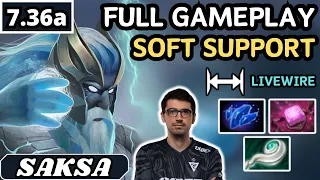 7.36a - Saksa ZEUS Soft Support Gameplay 27 ASSISTS - Dota 2 Full Match Gameplay