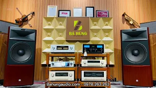 Mời các bác thưởng nhạc buổi đêm với loa JBL S4700 - Amply Mcintosh MA8950 - Cocktail Audio X45