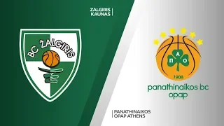 Zalgiris Kaunas - Panathinaikos OPAP Athens Highlights | Turkish Airlines EuroLeague RS Round 19