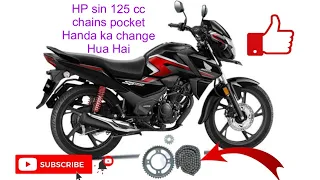 HP Shine 125 cc Honda Ka Chain sprocket change Hua Hai👆💯😎