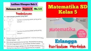 1-5 Bagian B | Latihan Ulangan Bab 5 Kunci Jawaban Matematika Kelas 5 Halaman 219 semester 2 KurMer