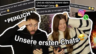 UNSERE ERSTEN CHATS😂 *peinlich* + KENNENLERNSTORY | stineundmarc