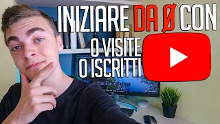 Come Fare Video e Crescere su YouTube da 0 Iscritti e 0 Visite.