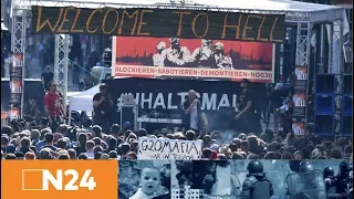 N24 Nachrichten - G20 in Hamburg: "Welcome to Hell"-Demo ist auf dem Weg