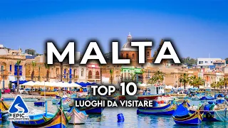 MALTA: Top 10 Places and Sites to Visit | 4K Travel Guide