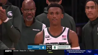 Kansas vs Michigan State | 2021.11.9 | NCAAB Game