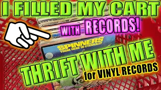 VINYL RECORDS Thrift Store MEGA HAUL Thrift-With-Me