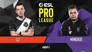 CS:GO - G2 Esports vs. Windigo [Train] Map 1 - Group C - ESL Pro League Season 9 Europe