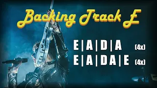 Uplifting Rock Backing Track in E Mixolydian | 112 BPM | Guitar Backing Track