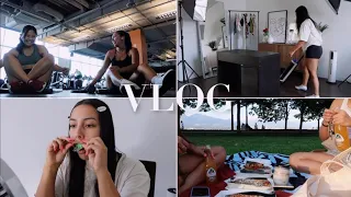 DAY IN MY LIFE VLOG *realistic* | workout, cleaning, bike riding in Vancouver, new furniture + more